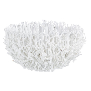 Ciotola Decor Bassa Tea Tree Bianco D45