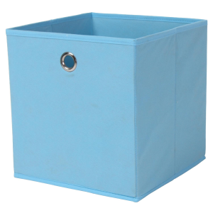 Portaoggetti Cubo Cm.27X27X28H Azzurro