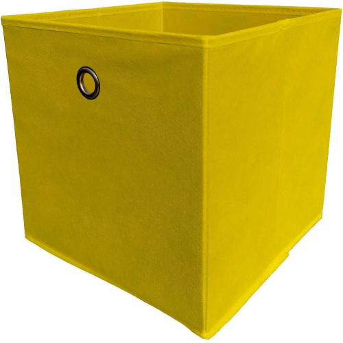 Portaoggetti Cubo Cm.27X27X28H Giallo