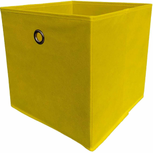 Portaoggetti Cubo Cm.27X27X28H Giallo