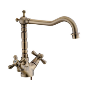Miscelatore Sofia Monoforo Rubinetto Lavello Croce Bronzo