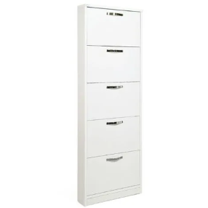 Scarpiera 5 ribalte slim Bianca