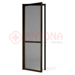 Zanzariera Priscilla Porta Battente 100X240 Marrone 1 Anta