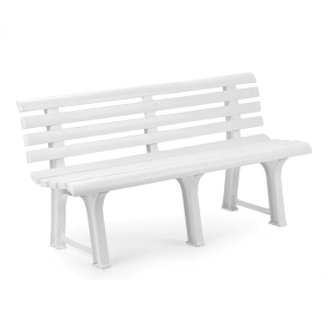Panchine Pp Orchidea Seduta A 9 Stecche Bianca