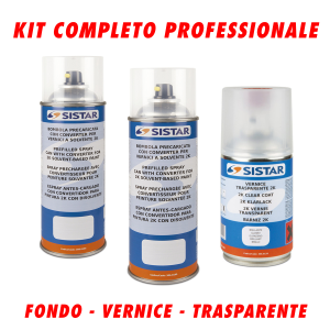 Kit Verniciatura Spry (Fondo + Colore + Trasparente)