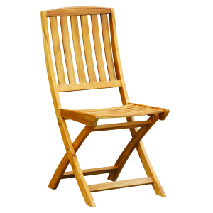 Sedia pieghevole acacia 54x43x96h