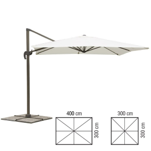 Ombrellone Braccio Deluxe 3X3 Ecru