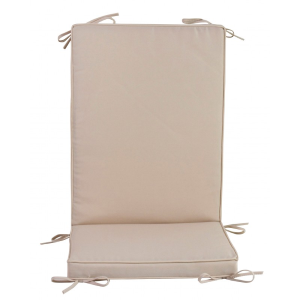 Cuscino "Box" Schienale Medio Ecru