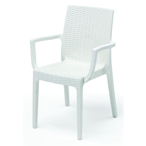 Poltrona Dafne C/Braccioli Bianco