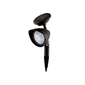Ibra led 0,18w 6500k picchetto solare ip44 orientabile